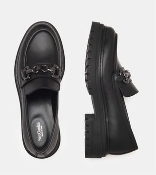 Mocassini NeroGiardini neri con fibbia