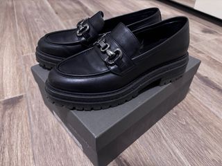 Mocassini NeroGiardini neri con fibbia