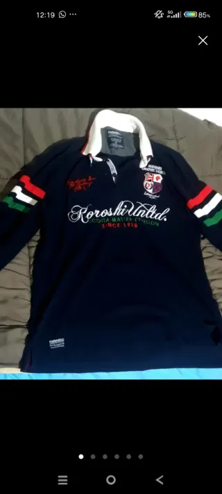 Sudadera Koroshi azul chico