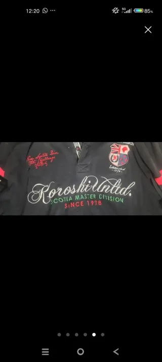 Sudadera Koroshi azul chico