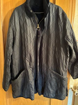 Chaqueta Barbour acolchada azul