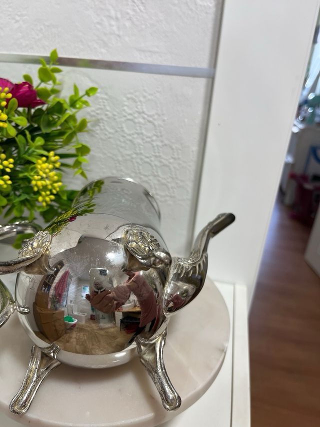 Tetera plateada  vintage