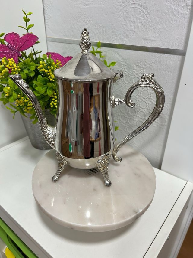 Tetera plateada  vintage