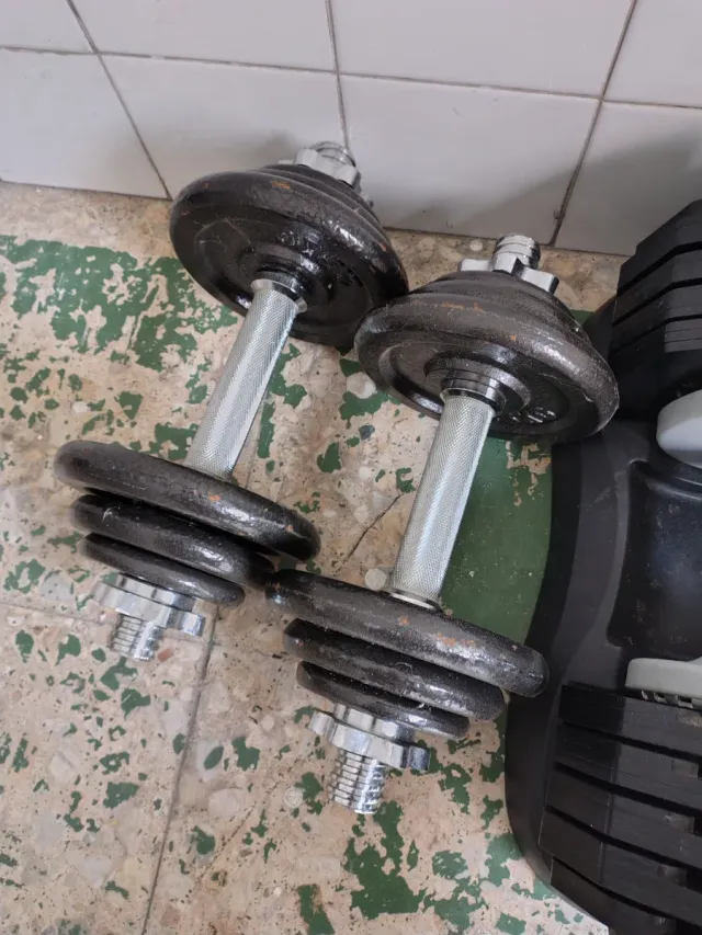 Mancuernas Ajustables Pesas Gimnasio