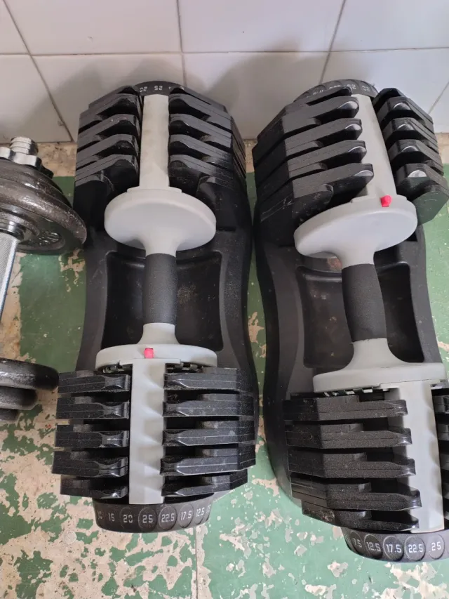 Mancuernas Ajustables Pesas Gimnasio