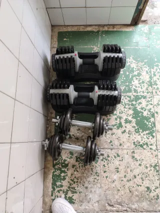 Mancuernas Ajustables Pesas Gimnasio