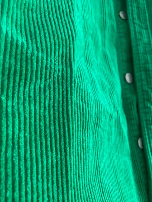 Camisa/Sobrecamisa verde Zara