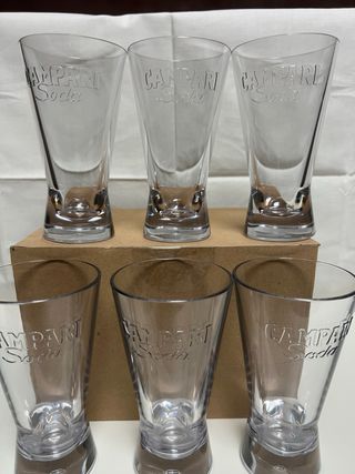 Set 6 Bicchieri Campari Soda Policarbonato