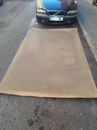 Alfombra de Vinilo Beige Grande