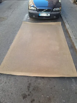 Alfombra de Vinilo Beige Grande