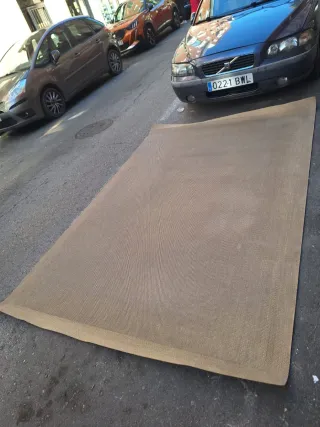 Alfombra de Vinilo Beige Grande