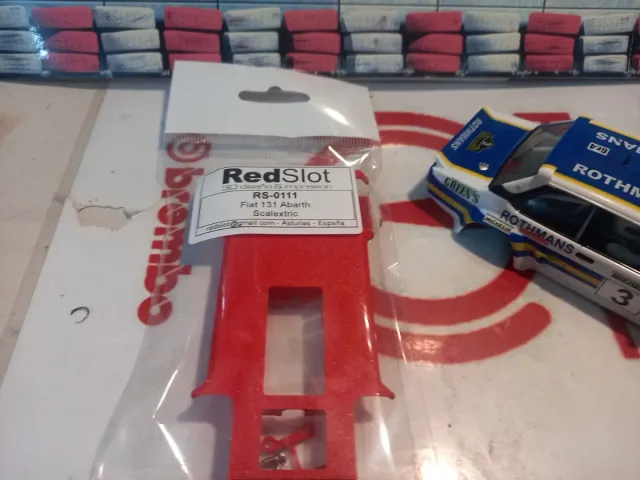 Carrocería y chasis 3D Fiat 131 Scalextric