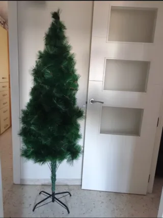 Árbol de Navidad artificial verde