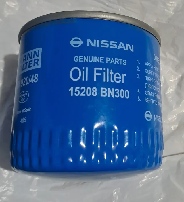 Filtro Aceite Mann W 920/48 Nissan