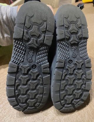 Stivaletti pioggia blu/grigi taglia 34/35