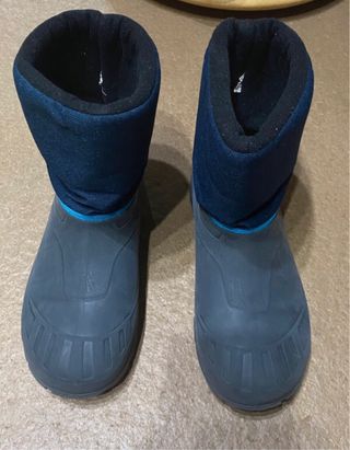 Stivaletti pioggia blu/grigi taglia 34/35