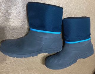 Stivaletti pioggia blu/grigi taglia 34/35