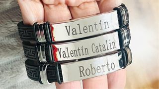 Pulsera personalizada cuero
