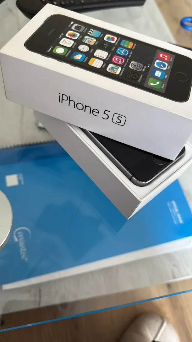 iPhone 5s Caja Negra/Plateada