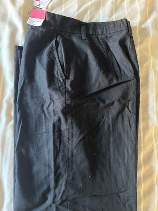 Pantalón negro ancho Talla L