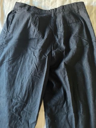 Pantalón negro ancho Talla L