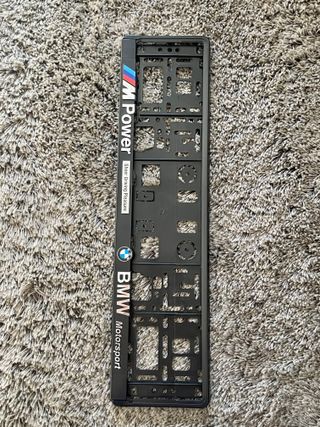 Portamatriculas BMW M Power Motorsport
