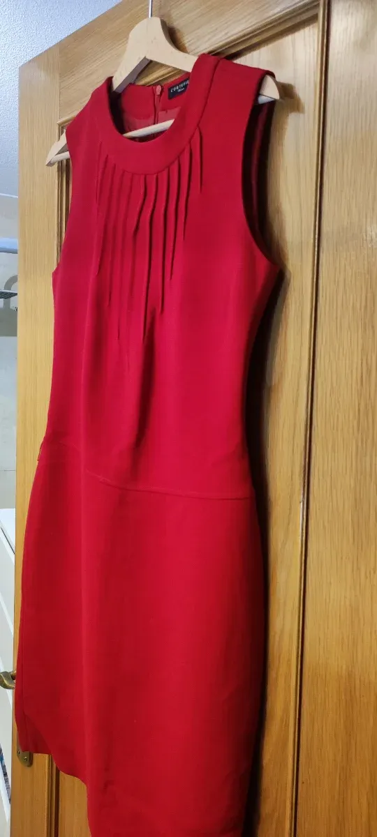 Vestido de cóctel rojo