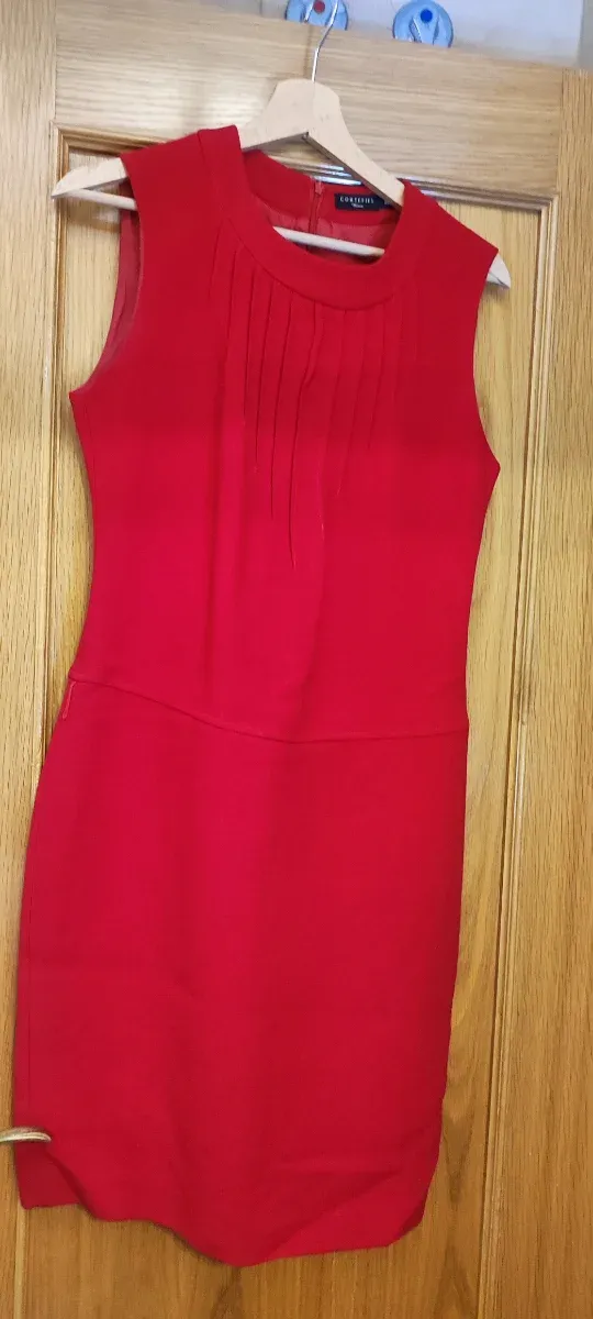 Vestido de cóctel rojo