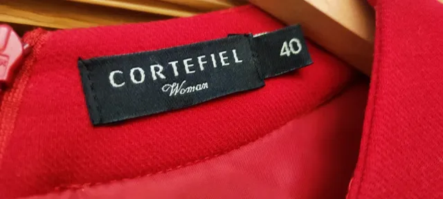 Vestido de cóctel rojo