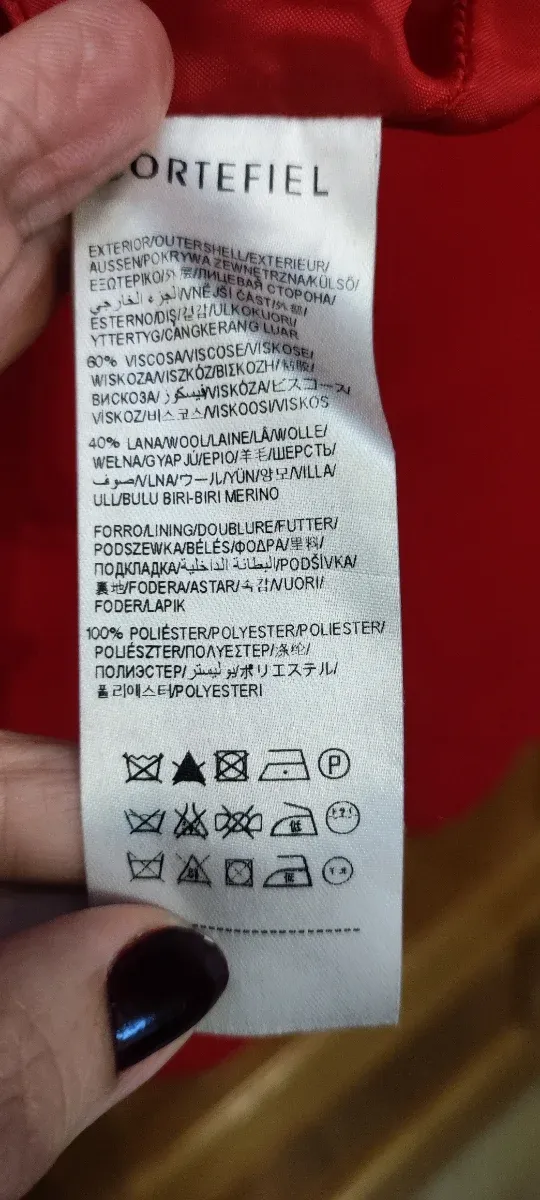 Vestido de cóctel rojo