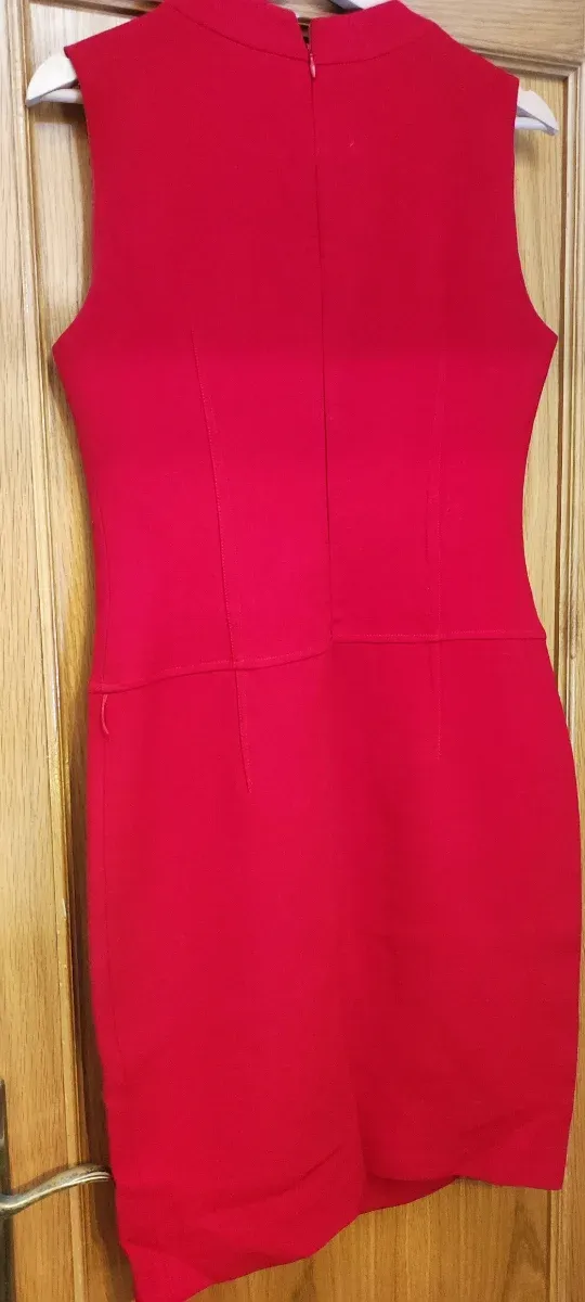 Vestido de cóctel rojo