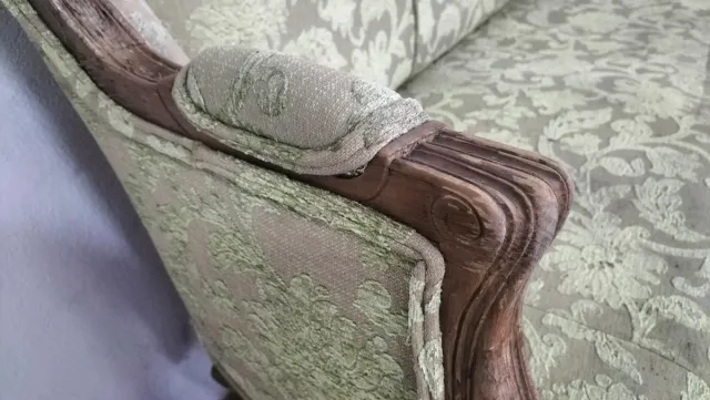 Tresillo Isabelino Antiguo Tapizado