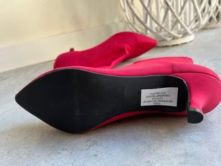 Botines Toral Rojos Piel Neopreno Talla 37