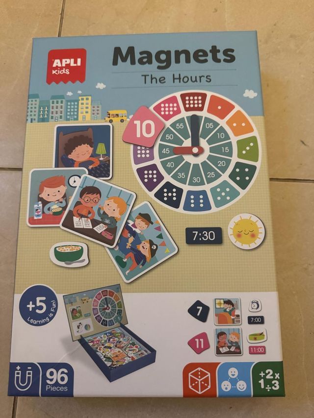 Juego Magnético Apli Kids Aprender la Hora
