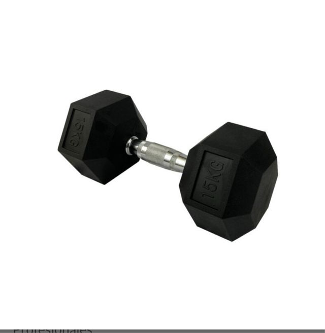 Set 2 Mancuernas Hexagonales 15 kg