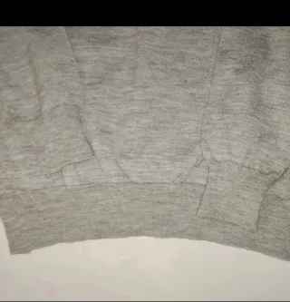 Maglione uomo pura lana Vergine grigio