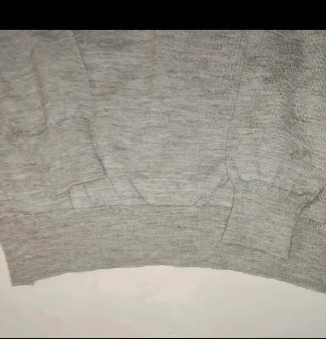 Maglione uomo pura lana Vergine grigio