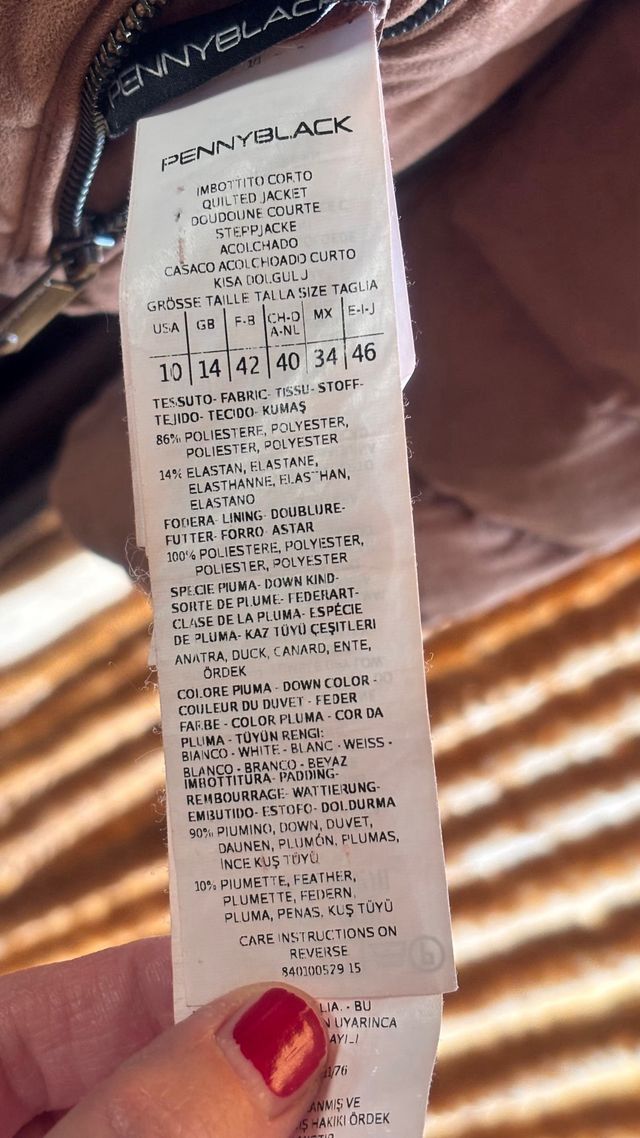 Piumino Pennyblack bronzo/biscotto