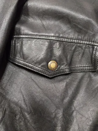 Giubbotto in pelle Dolce & Gabbana nero