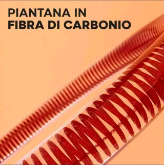 Stufa Elettrica Parabola 39cm Carbonio 450W e 900W