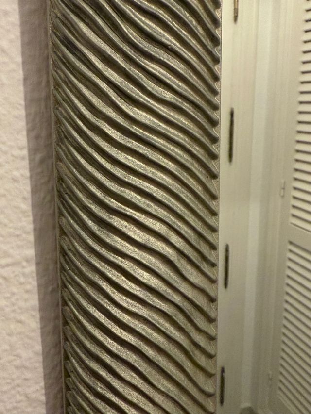 Espejo Marco Plateado  como nuevo