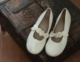 Zapatos Niña Comunión Blancos