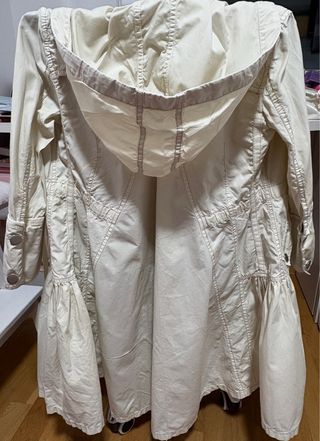 Gabardina DKNY Jeans Beige Mujer