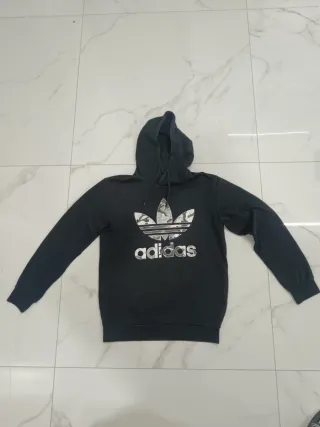 Felpa Adidas Originals Uomo Logo Militare