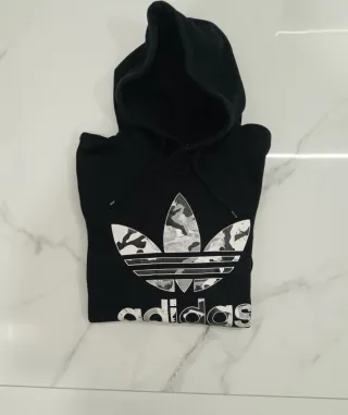 Felpa Adidas Originals Uomo Logo Militare