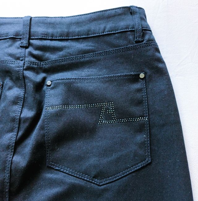 Falda Zara Negra Elástica Talla 34-38