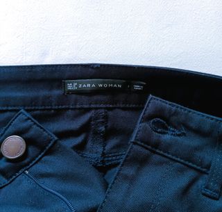 Falda Zara Negra Elástica Talla 34-38