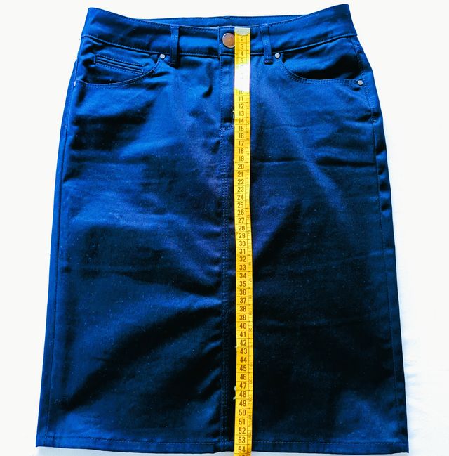 Falda Zara Negra Elástica Talla 34-38