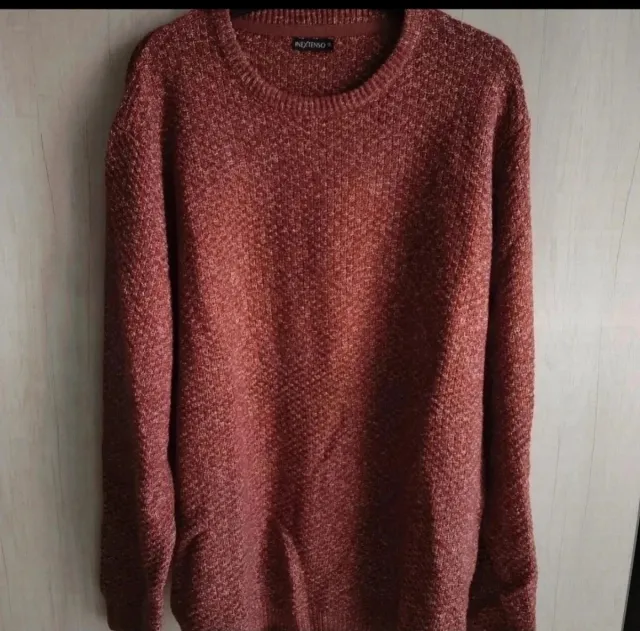Maglione INEXTENSO Uomo Taglia XXL Marrone