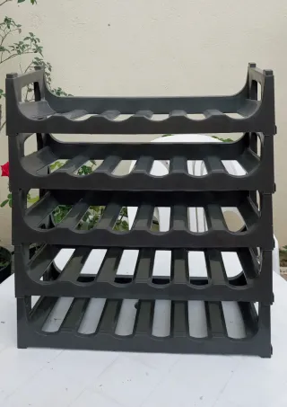 Estantería Botellas Plástico 5 Niveles